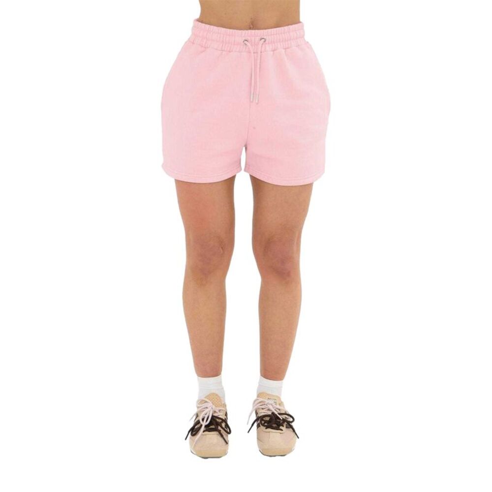I Saw It First Womens/Ladies Washed Regular Shorts / Baby Pink